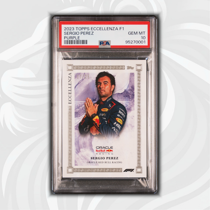 PSA 10 - 17/25 Sergio Perez - Purple - 2023 Eccellenza