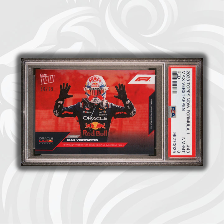 PSA 8 - /99 - Max Verstappen #43 - Red