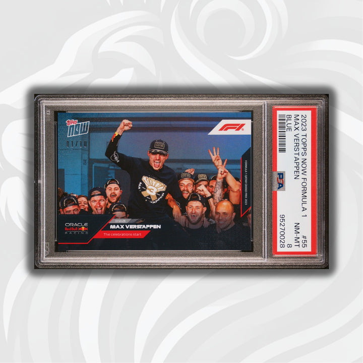 PSA 8 - 01/10 - Max Verstappen #55 - Blue - Third FIA Formula 1 Drivers' World Championship
