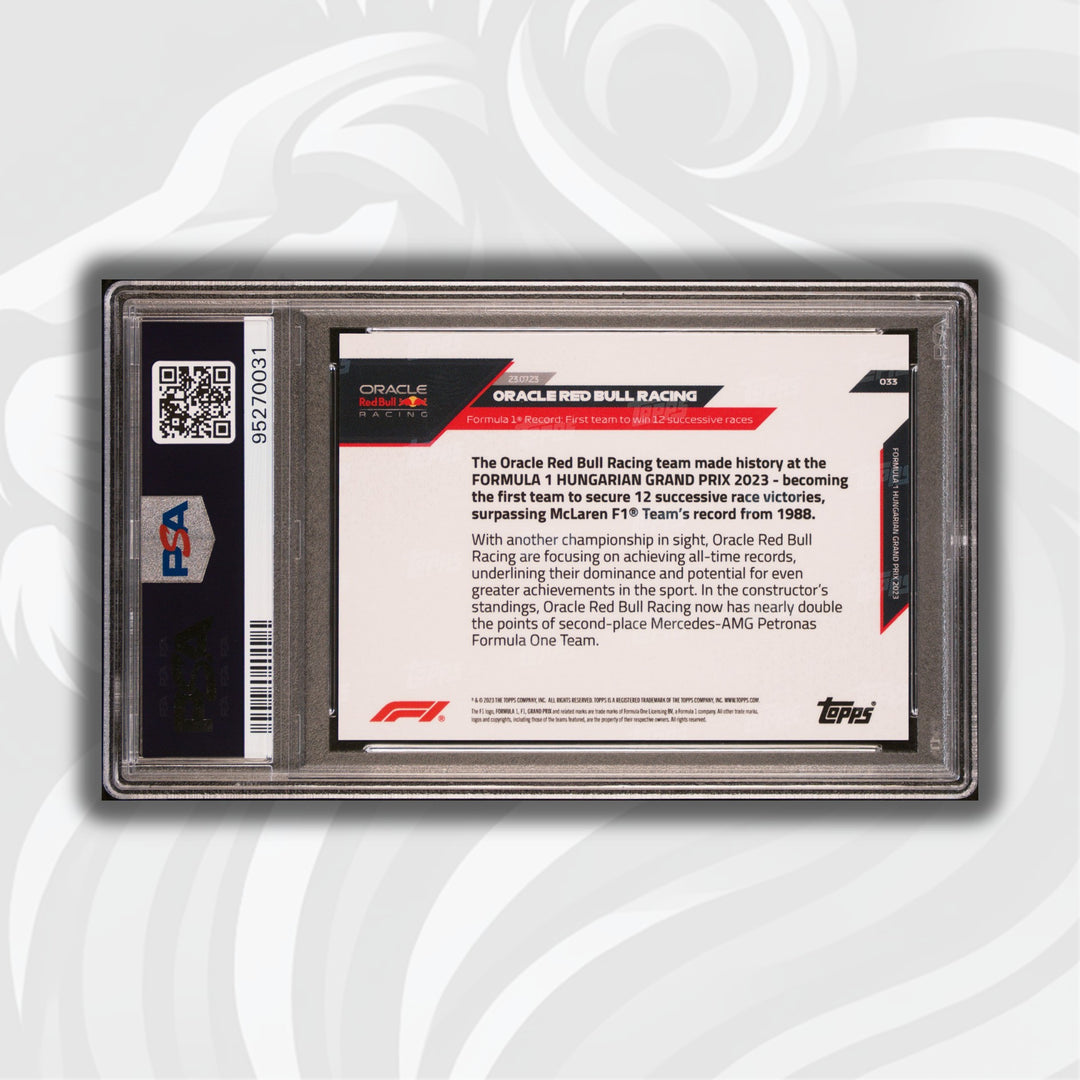 PSA 7 - 10/10 - Max Verstappen #33 - Blue