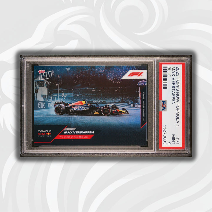 PSA 9 - 09/10 - Max Verstappen #71 - Blue