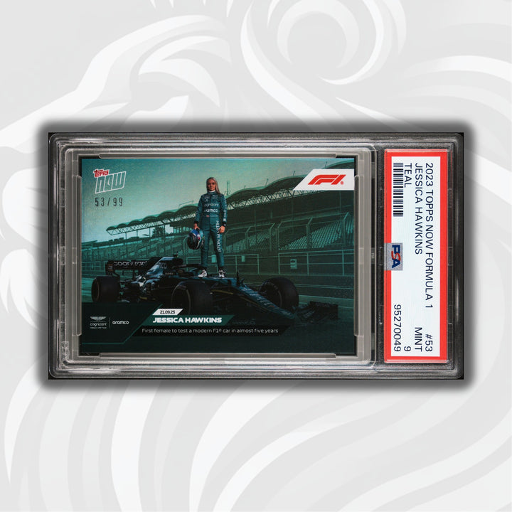 PSA 9 - 53/99 Jessica Hawkins #53 - 青色 - 2023 Topps Now F1