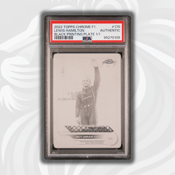 1/1 黑色印版 - 刘易斯·汉密尔顿 #170 - 2022 Topps Chrome