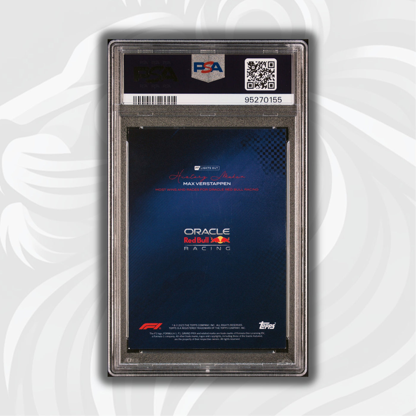 PSA 9 - 05/15 - Verstappen - History Maker - Purple