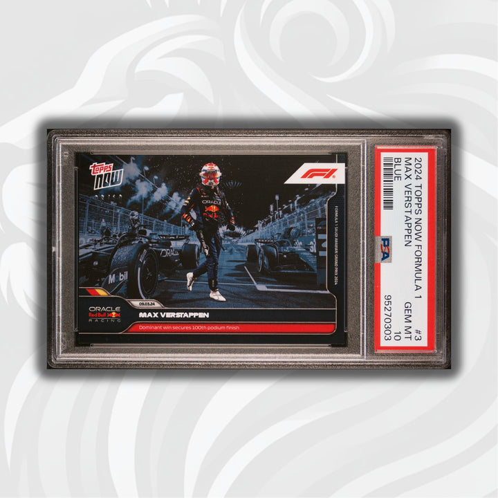 PSA 10 - 06/10 - Max Verstappen #3 - Blue