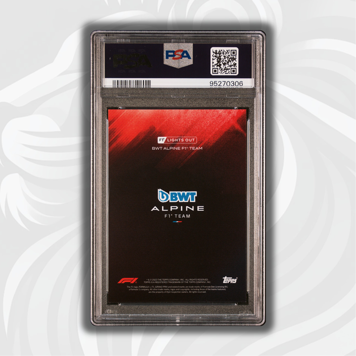 PSA 10 - 07/10 - Fernando Alonso - Red - 2022 Lights Out