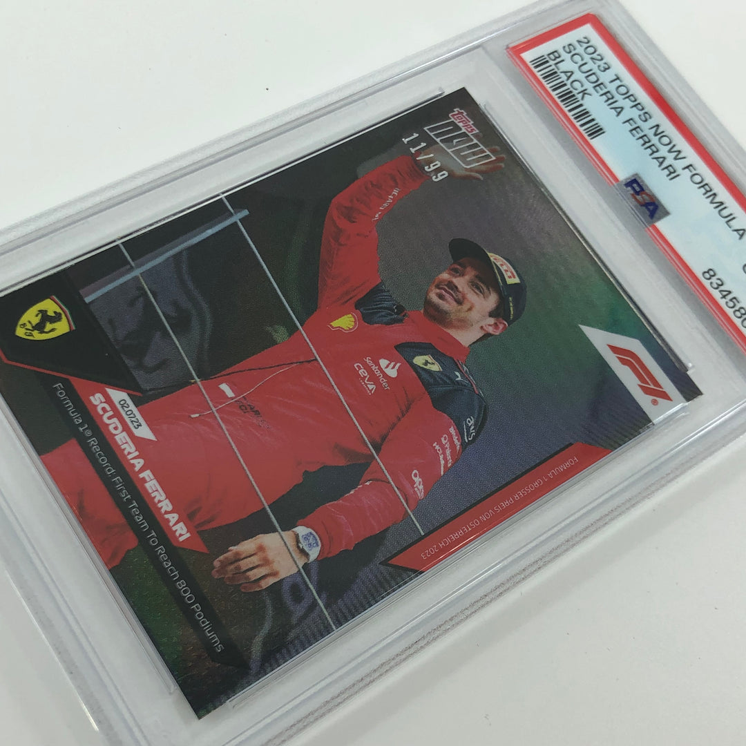 PSA 10 - 11/99 - Charles Leclerc #26 - Black - 2023 Topps Now