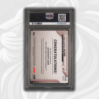 PSA 6 - 20/50 Auto - Giuliano Alesi #F1A-GA - Topps Chrome 2020 - Gold Wave (POP1)