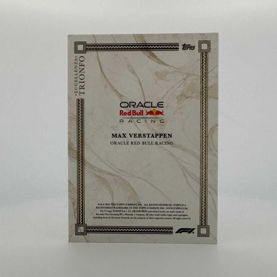 1/1 Gold - Max Verstappen - 2023 Eccellenza Trionfo