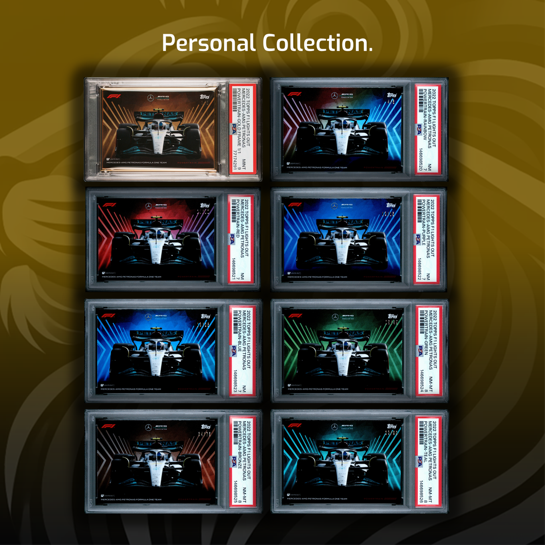 10 Rainbows - Powertrains - 2022 Lights Out - 70 Cards (excl. Gold Frames)