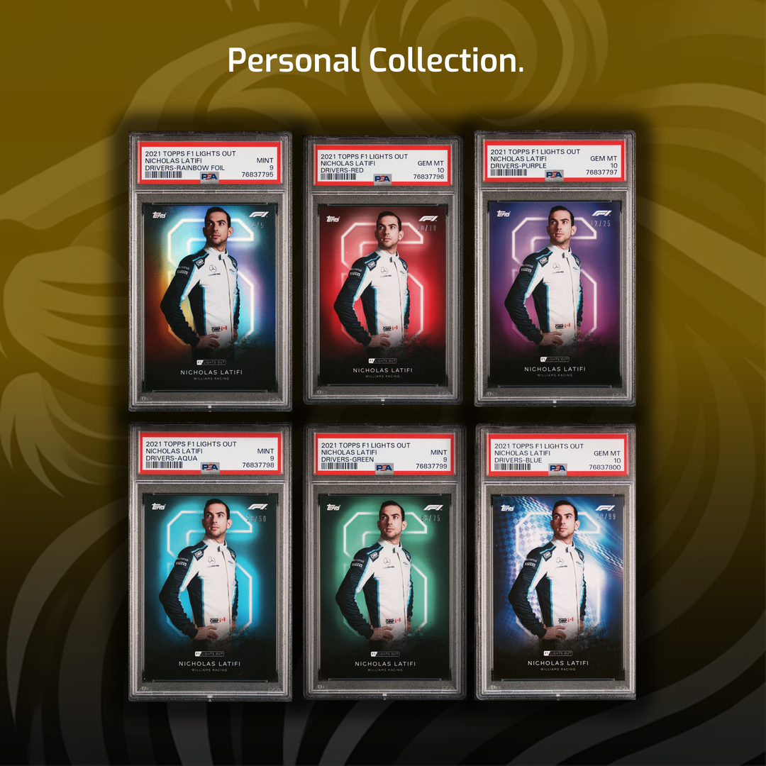 20 Rainbows - Drivers - 2021 Topps Lights Out - 119/120 Cards