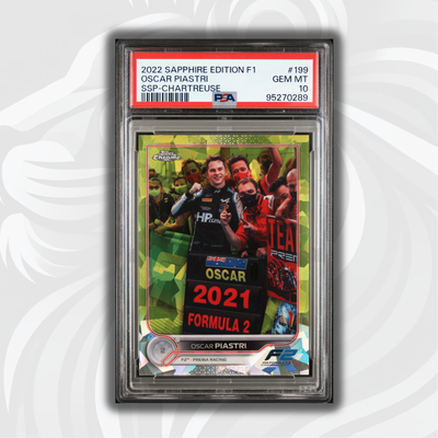 PSA 10 - 136/199 Oscar Piastri #199 - Sapphire Edition - SSP - Chartreuse