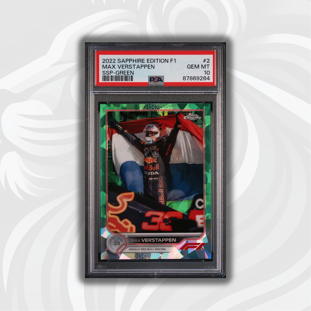 PSA 10 - /75 Max Verstappen #2 - Sapphire - SSP - 2022 Topps