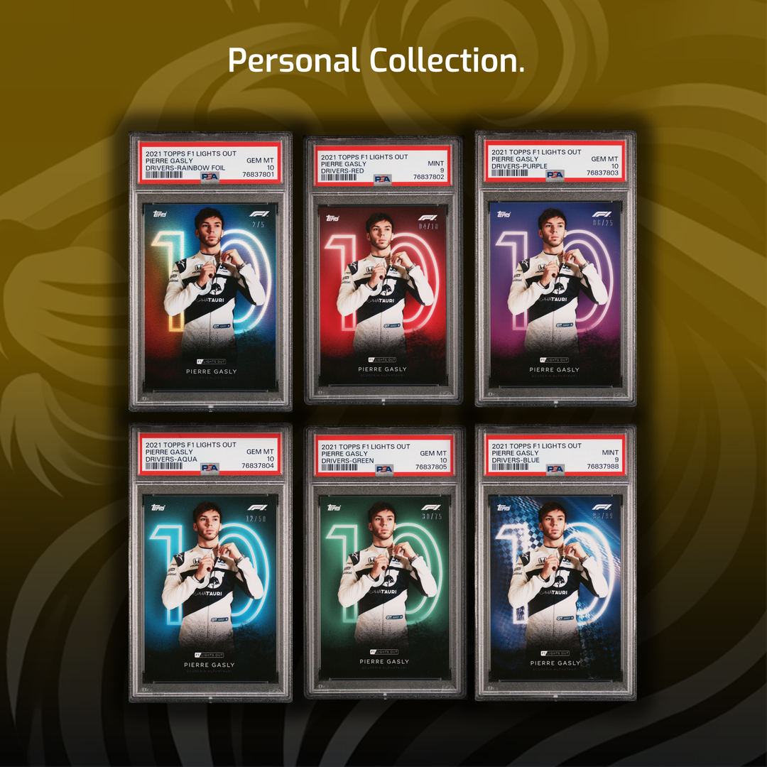 20 Rainbows - Drivers - 2021 Topps Lights Out - 119/120 Cards