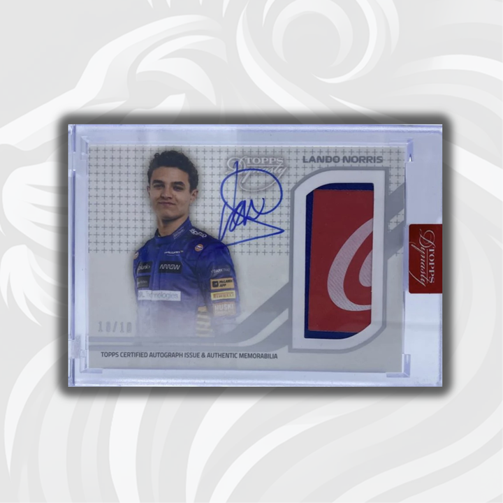 10/10 - Lando Norris - MCLaren #4 - Dynasty Autograph Patch LN-III