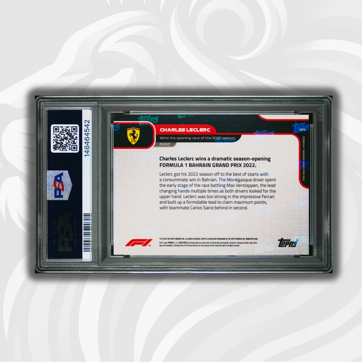 PSA 10 - 38/99 - Charles Leclerc #1 - Black - 2022 Topps Now