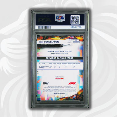 PSA 8 - 176/200 Blue - Max Verstappen #95 - 2024 Topps Finest