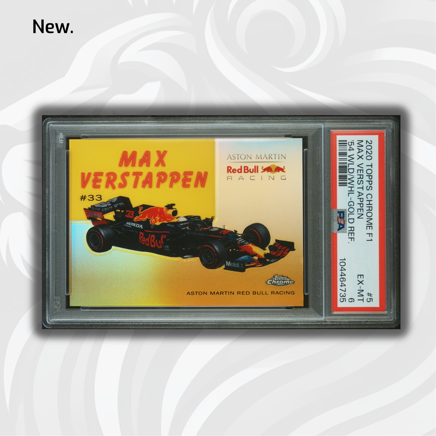 PSA 6 - 31/50 Max Verstappen #54W-5 - Gold  - 2020 Topps Chrome F1