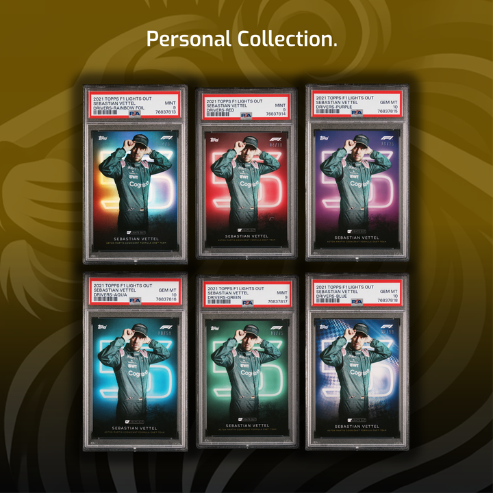 20 Rainbows - Drivers - 2021 Topps Lights Out - 119/120 Cards