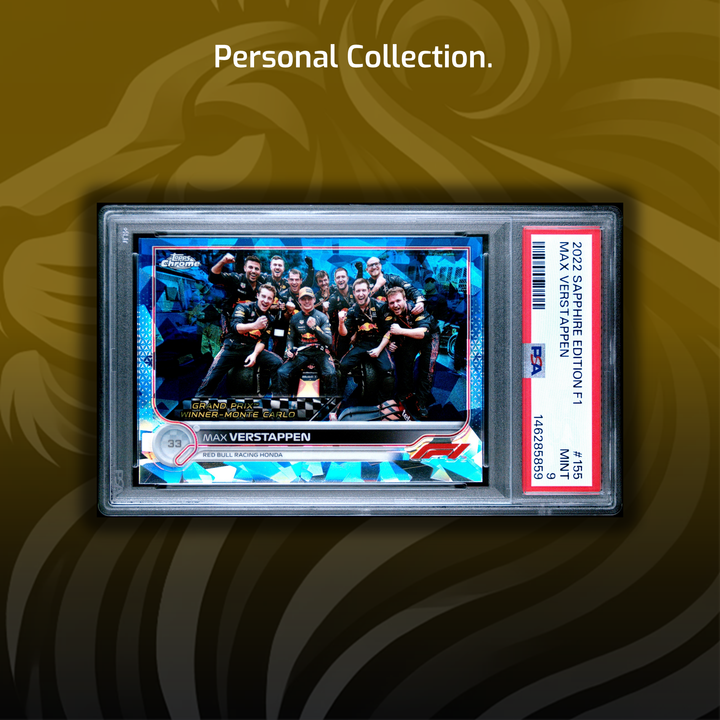 Rainbow - Max Verstappen - 2022 Chrome Sapphire #155 - 1st Monaco Win