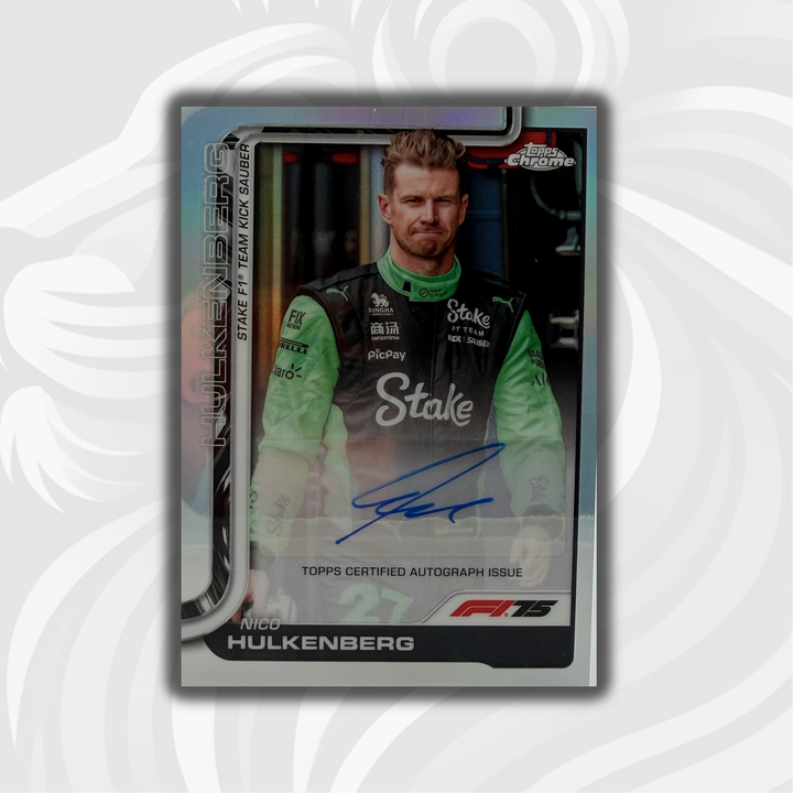 Nico Hulkenberg #CAC-HUL - 2025 Topps Chrome F1 - Chrome Autograph