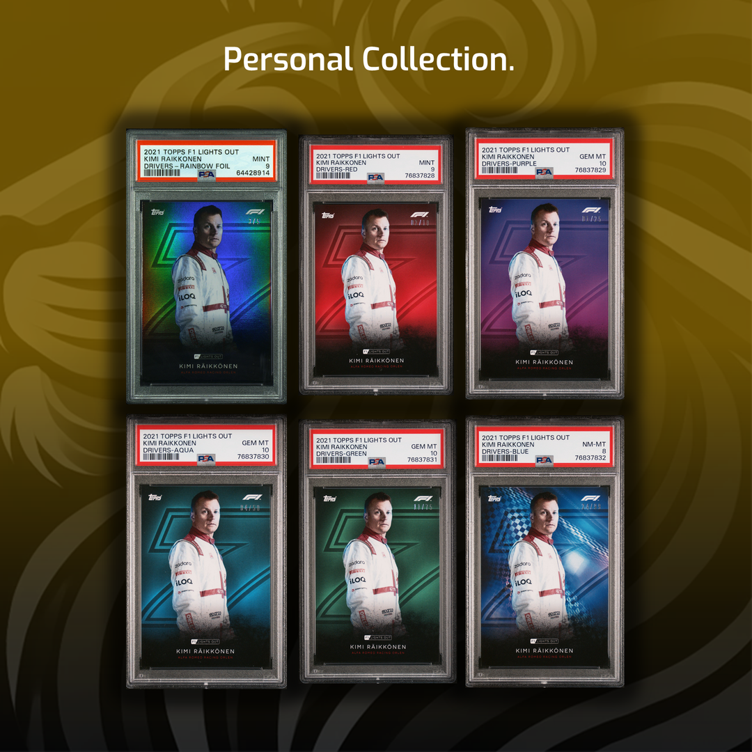 20 Rainbows - Drivers - 2021 Topps Lights Out - 119/120 Cards