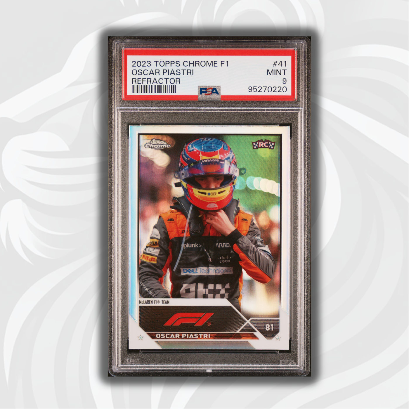 PSA 9 - Oscar Piastri #41 - Refractor - 2023 Topps Chrome
