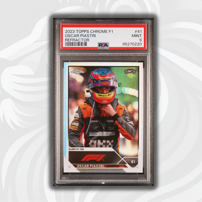 PSA 9 - Oscar Piastri #41 - Refractor - 2023 Topps Chrome
