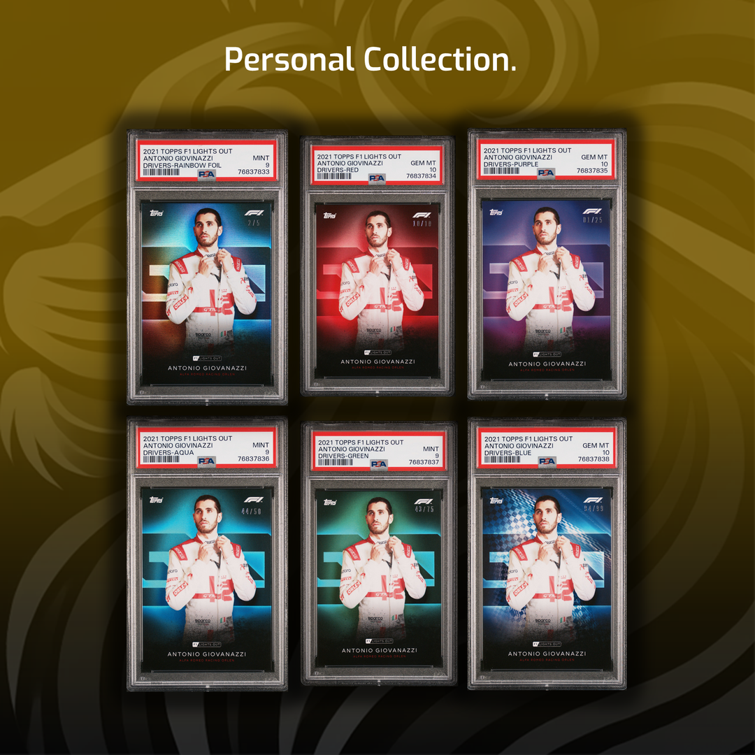 20 Rainbows - Drivers - 2021 Topps Lights Out - 119/120 Cards