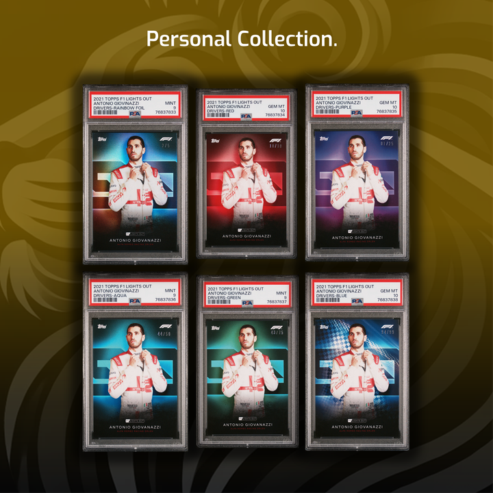 20 Rainbows - Drivers - 2021 Topps Lights Out - 119/120 Cards
