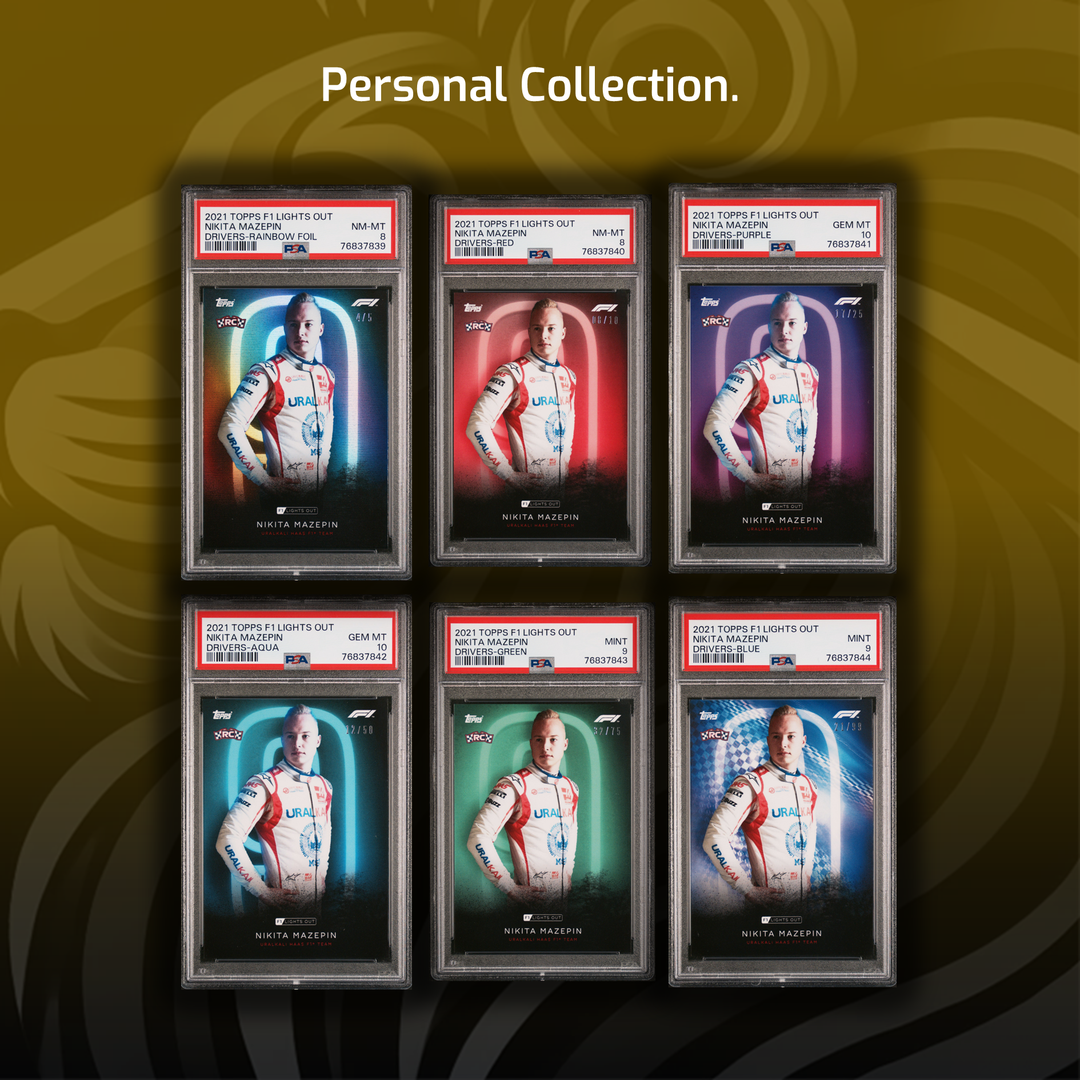 20 Rainbows - Drivers - 2021 Topps Lights Out - 119/120 Cards