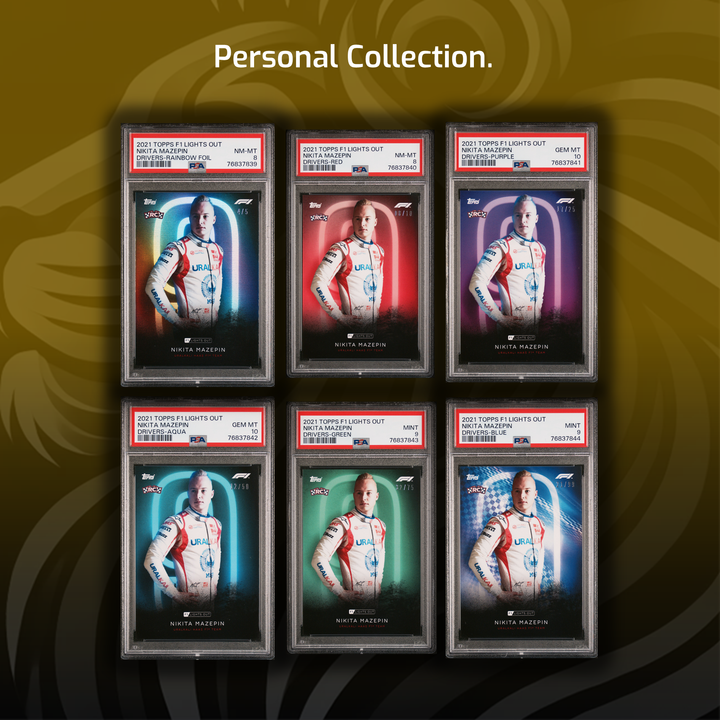 20 Rainbows - Drivers - 2021 Topps Lights Out - 119/120 Cards