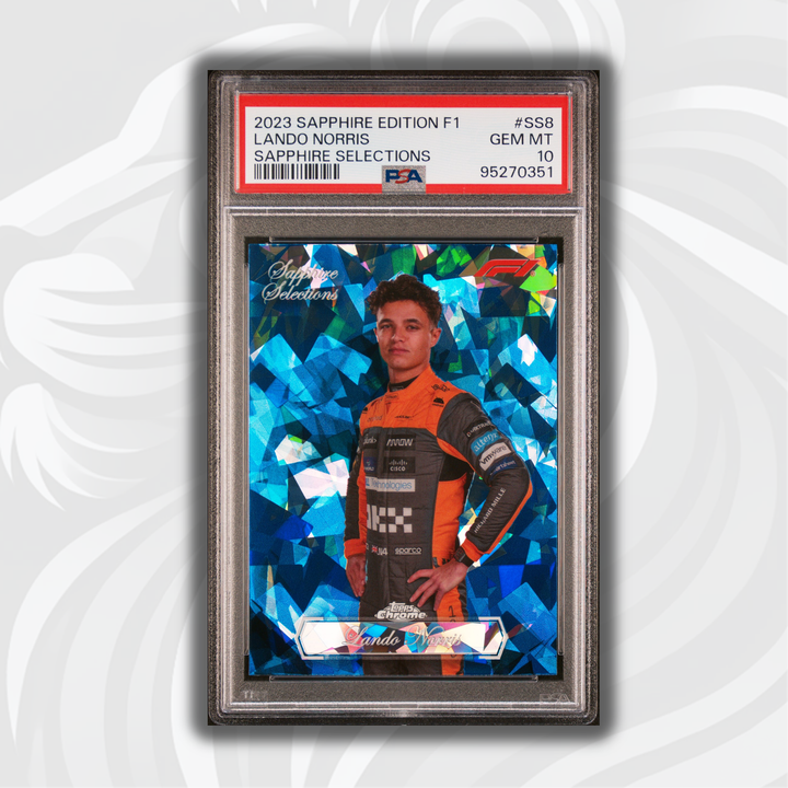 PSA 10 - Lando Norris #SS8 - Sapphire Selections - 2023 Topps Chrome F1