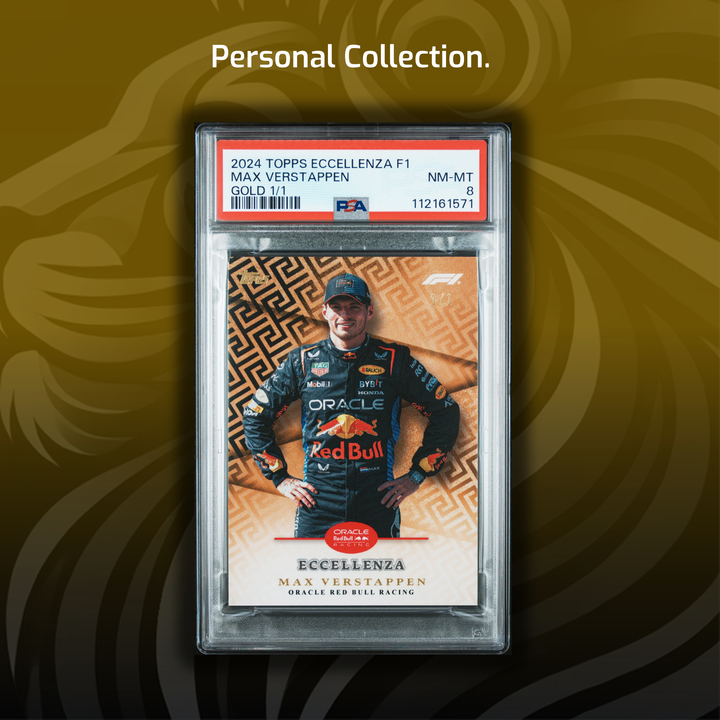 PSA 8 - 1/1 Max Verstappen #T-MV - Driver - 2024 Topps Eccellenza F1