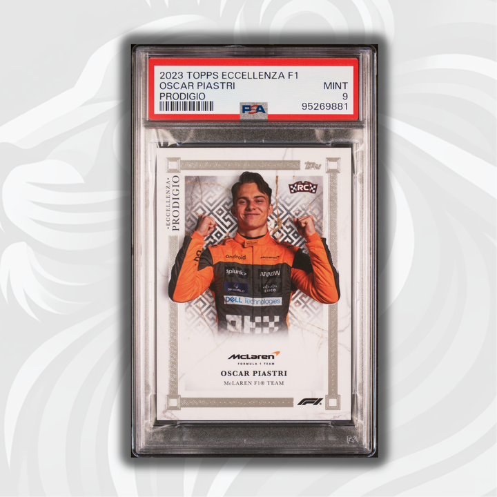 PSA 9 - Oscar Piastri - Rookie Card RC - Prodigio 2023 Topps Eccellenza F1