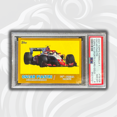 PSA 8 - 15/50 - Oscar Piastri - #T61OP - Gold
