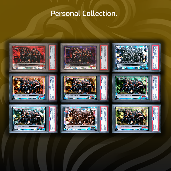 Rainbow - Max Verstappen - 2022 Chrome Sapphire #155 - 1st Monaco Win