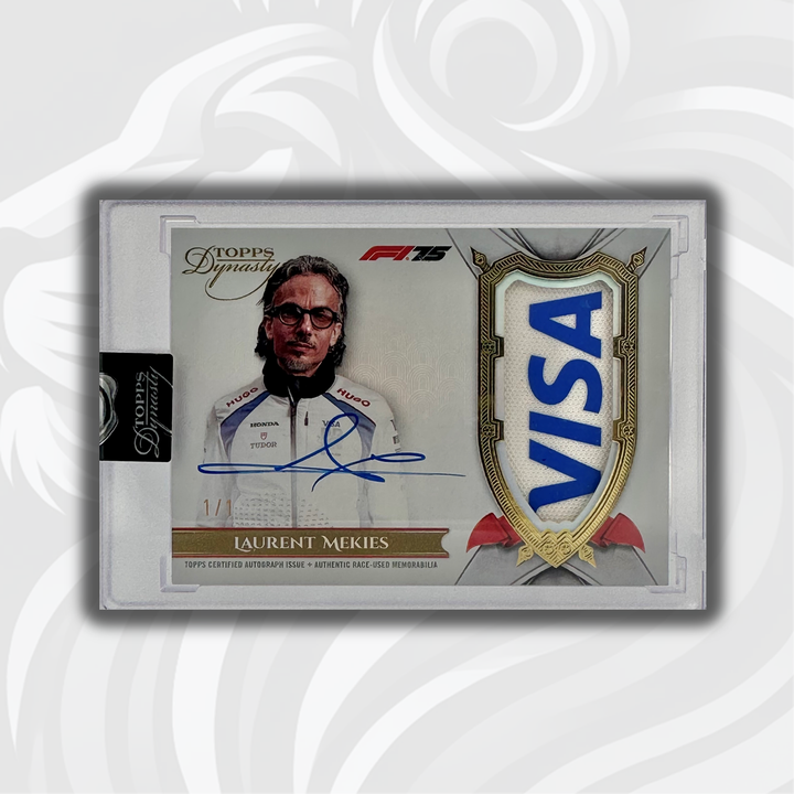 1/1 Gold - Laurent Mekies #DAP-LME - Triple Relic Autograph - 2025 Topps Dynasty F1