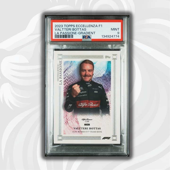 PSA 9 - 2/5 Valtteri Bottas - 2023 Eccellenza La Passione - Gradient