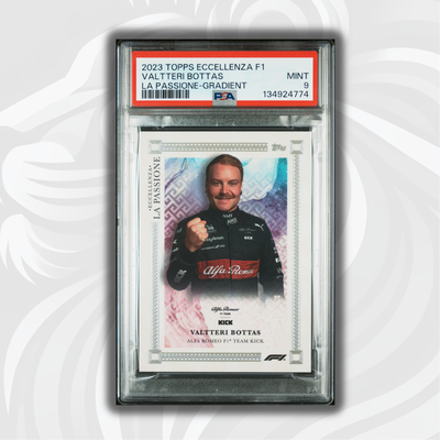 PSA 9 - 2/5 Valtteri Bottas - 2023 Eccellenza La Passione - Gradient
