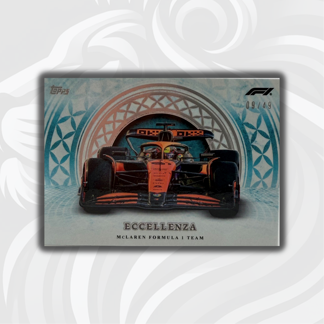 09/49 McLaren Formula 1 Team - 2024 Topps Eccellenza - Macchina Da Corsa Blue