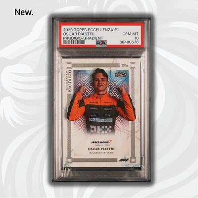 PSA 10 - 2/5 Oscar Piastri - 2023 Eccellenza Prodigio - Gradient - Rookie Card