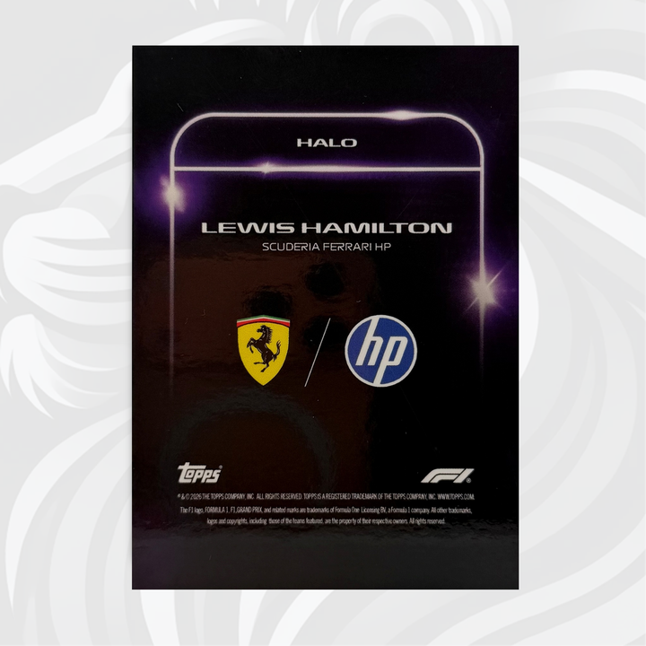 47/75 Lewis Hamilton - Halo - 2026 Topps Lights Out F1 Purple