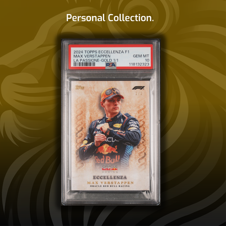 PSA 10 - 1/1 Max Verstappen #LP-MV - La Passione - Gold - 2024 Topps Eccellenza F1