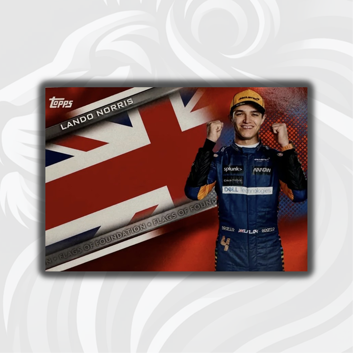 20/25 Orange - Lando Norris - #FF-LN - 2021 Formula 1 - Flags of Foundation