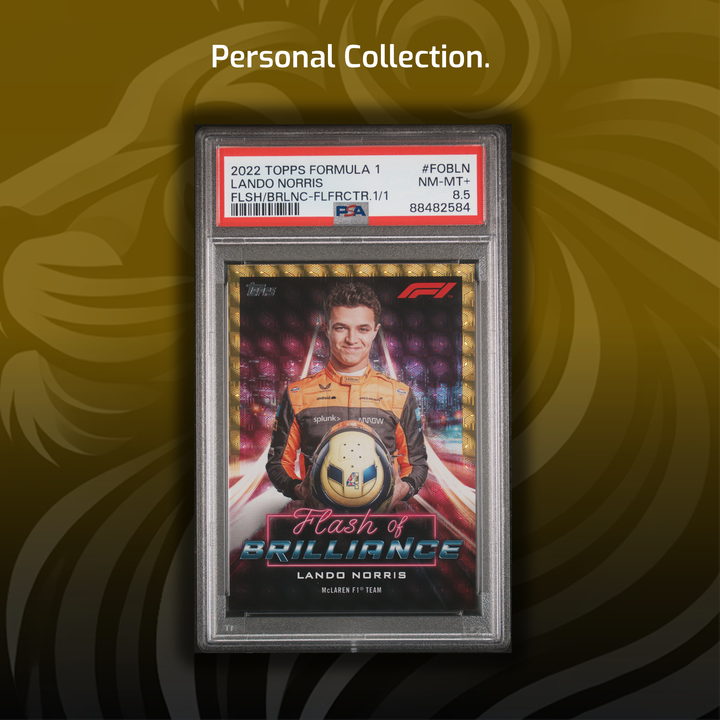 PSA 8.5 - 1/1 Lando Norris #FOBLN - Flash of Brilliance - Foilfractor - 2022 Topps Formula 1