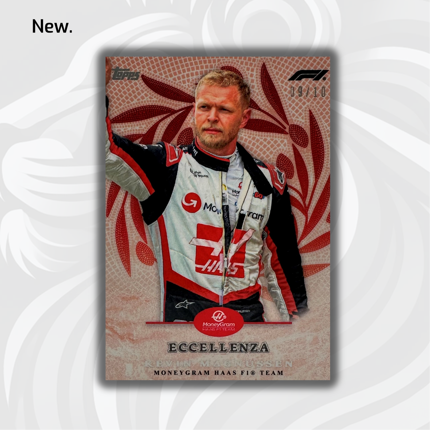 09/10 Kevin Magnussen - Trionfo - Red - 2024 Topps Eccellenza F1