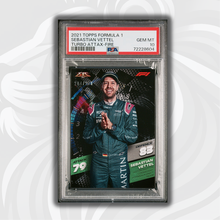 PSA 10 - /250 Sebastian Vettel - Fire Card