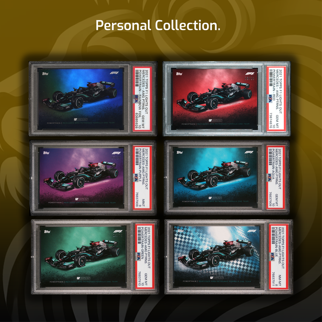 10 Rainbows - Powertrains - 2021 Topps Lights Out - 60 Cards