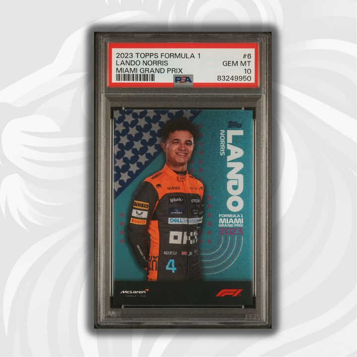 PSA 10 - Lando Norris #6 - 2023 Miami Grand Prix